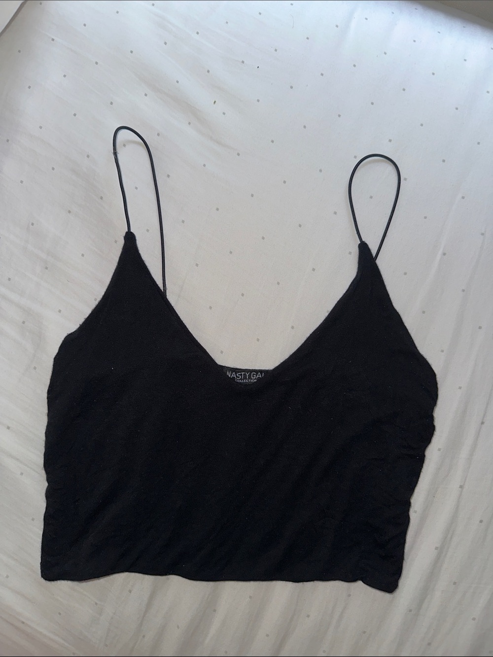 Nasty Gal Black Spaghetti Strap Camisole